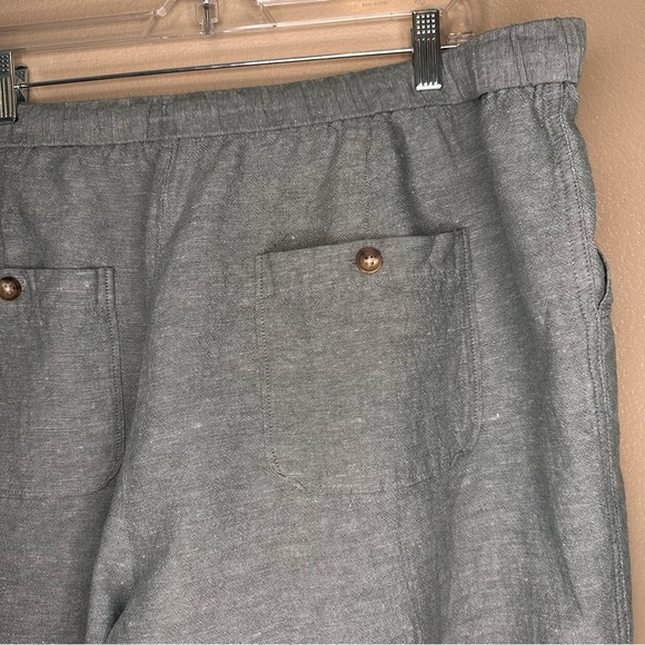 Liz Claiborne Women’s Green Wide Leg Linen Blend Pants Size XXL - Picture 3 of 6